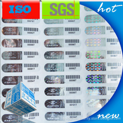 QR Code Scratch Off Print Holographic Stickers